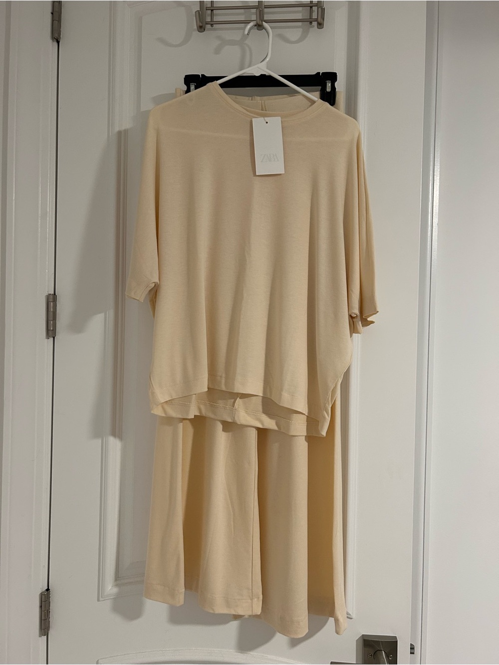 Zara Cream Two-Piece Set